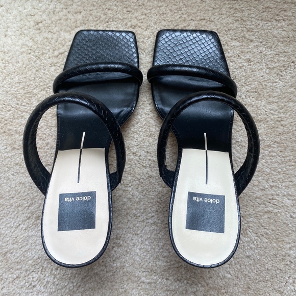 Dolce Vita Faux Snake Skin Sandals Size 7 - Picture 6 of 6